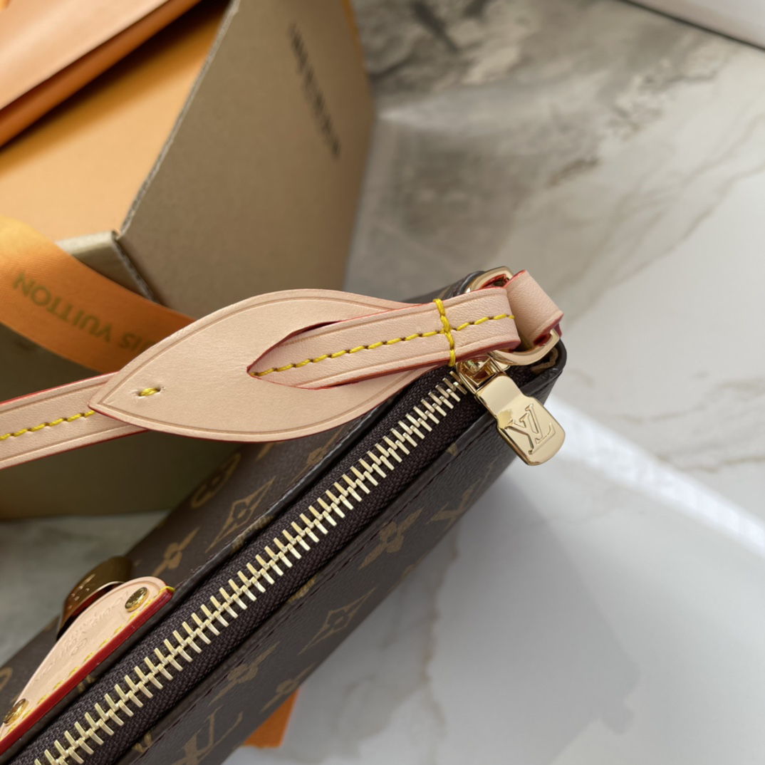 Louis Vuitton Pochette Tirette Monogram Shoulder Bag - Image 7
