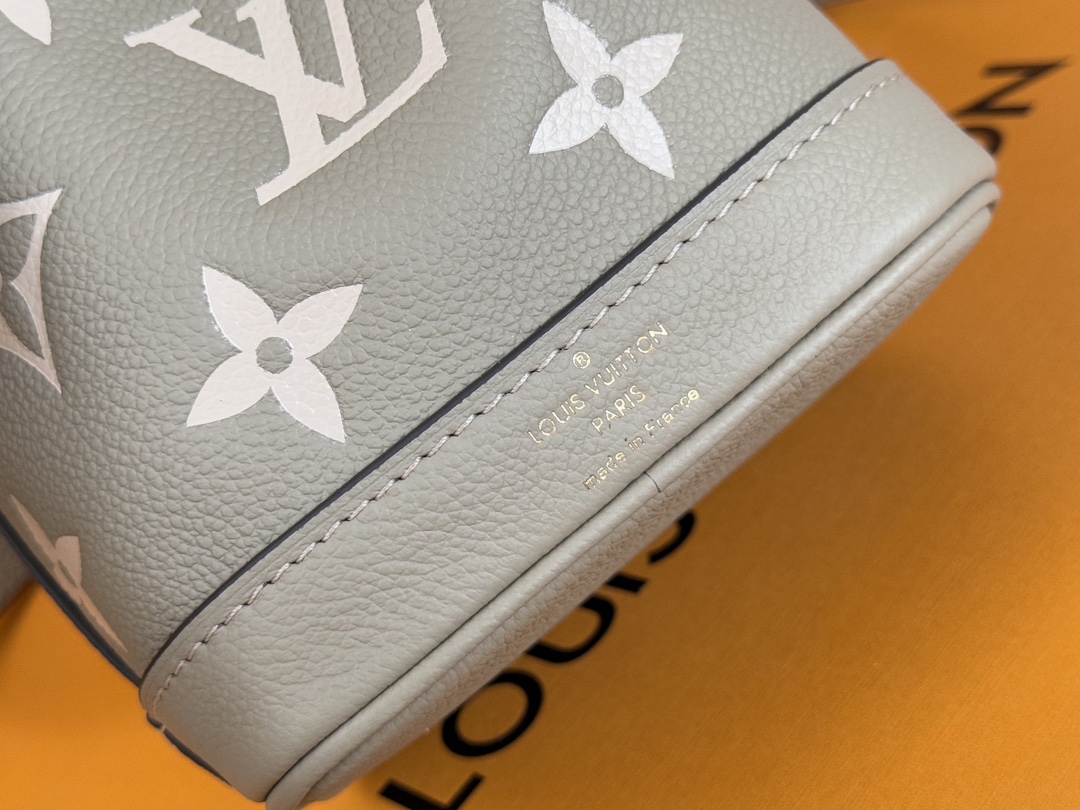 Louis Vuitton Nano Noé Monogram Empreinte Leather Crossbody Bag - Image 7