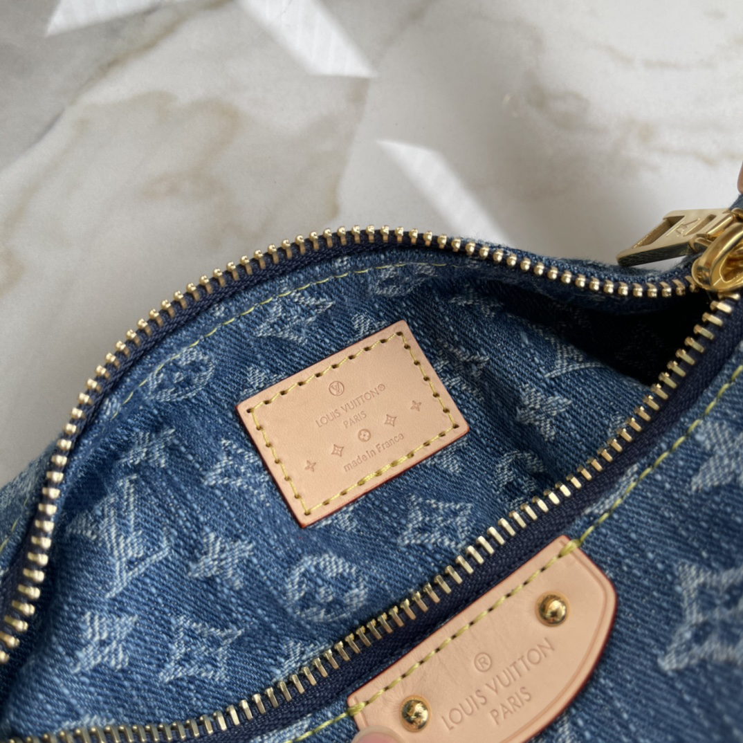 Louis Vuitton Mini Moon Shoulder Bag in Denim - Image 7