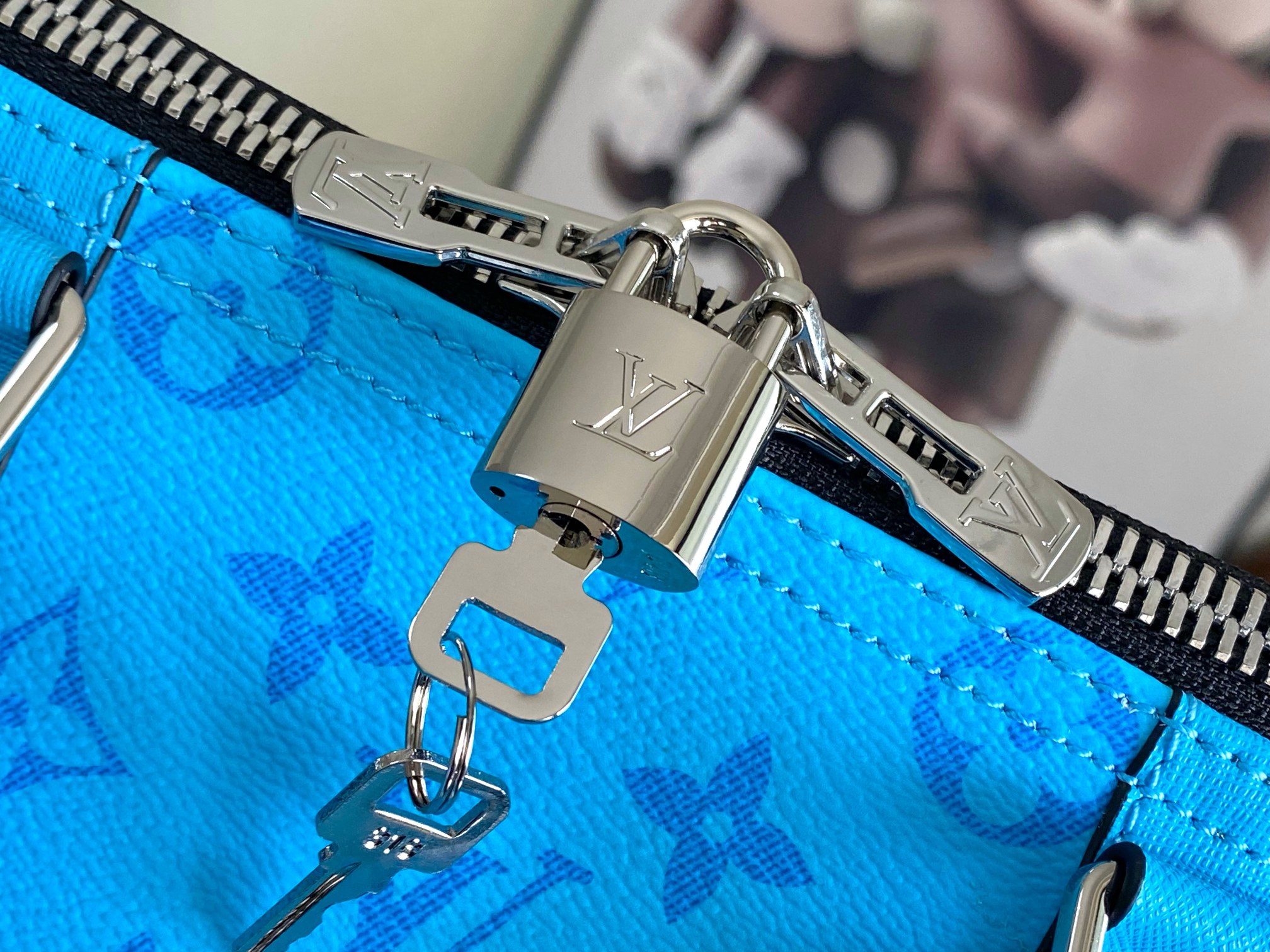 Louis Vuitton Keepall Taigarama M27791 Travel Bag - Image 7