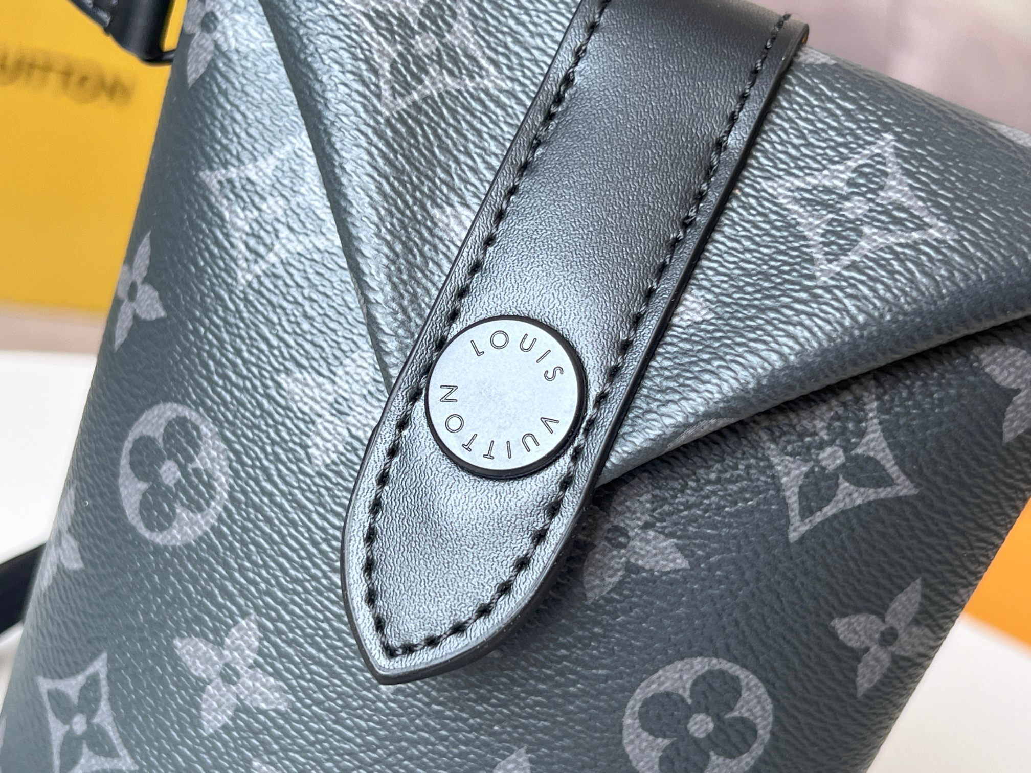 Louis Vuitton Monogram Eclipse Envelope Pouch - Image 7