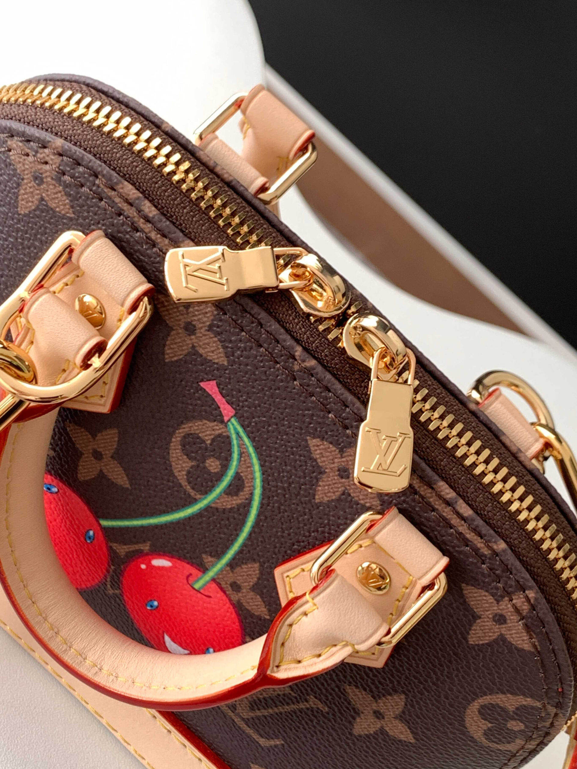 Louis Vuitton Nano Alma Handbag – Cherry Monogram - Image 7