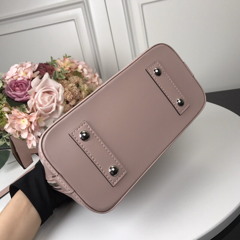 Louis Vuitton Alma BB Pink Epi Leather Crossbody Bag - Image 7