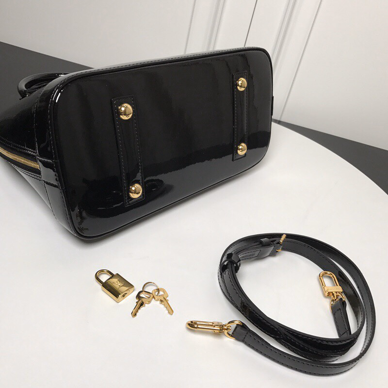 Alma M93595 Monogram Vernis Handbag - Image 7