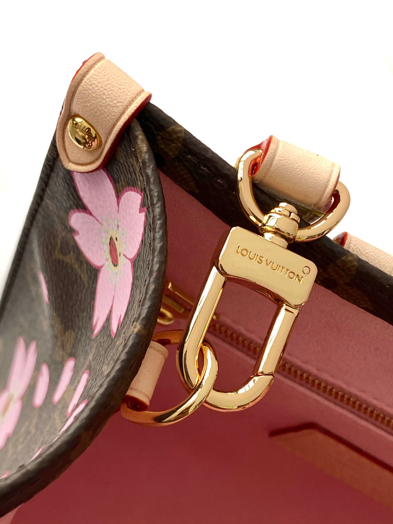 Louis Vuitton OnTheGo Small Shoulder Bag with Cherry Blossom Monogram, M13269 - Image 7