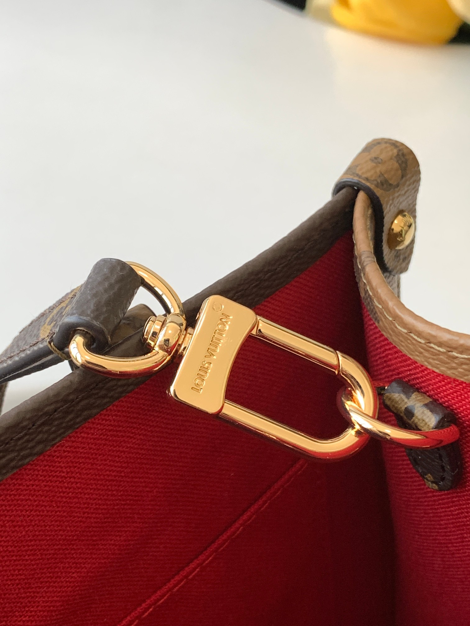 Louis Vuitton OnTheGo PM Monogram Reverse Canvas Tote Bag - Image 7