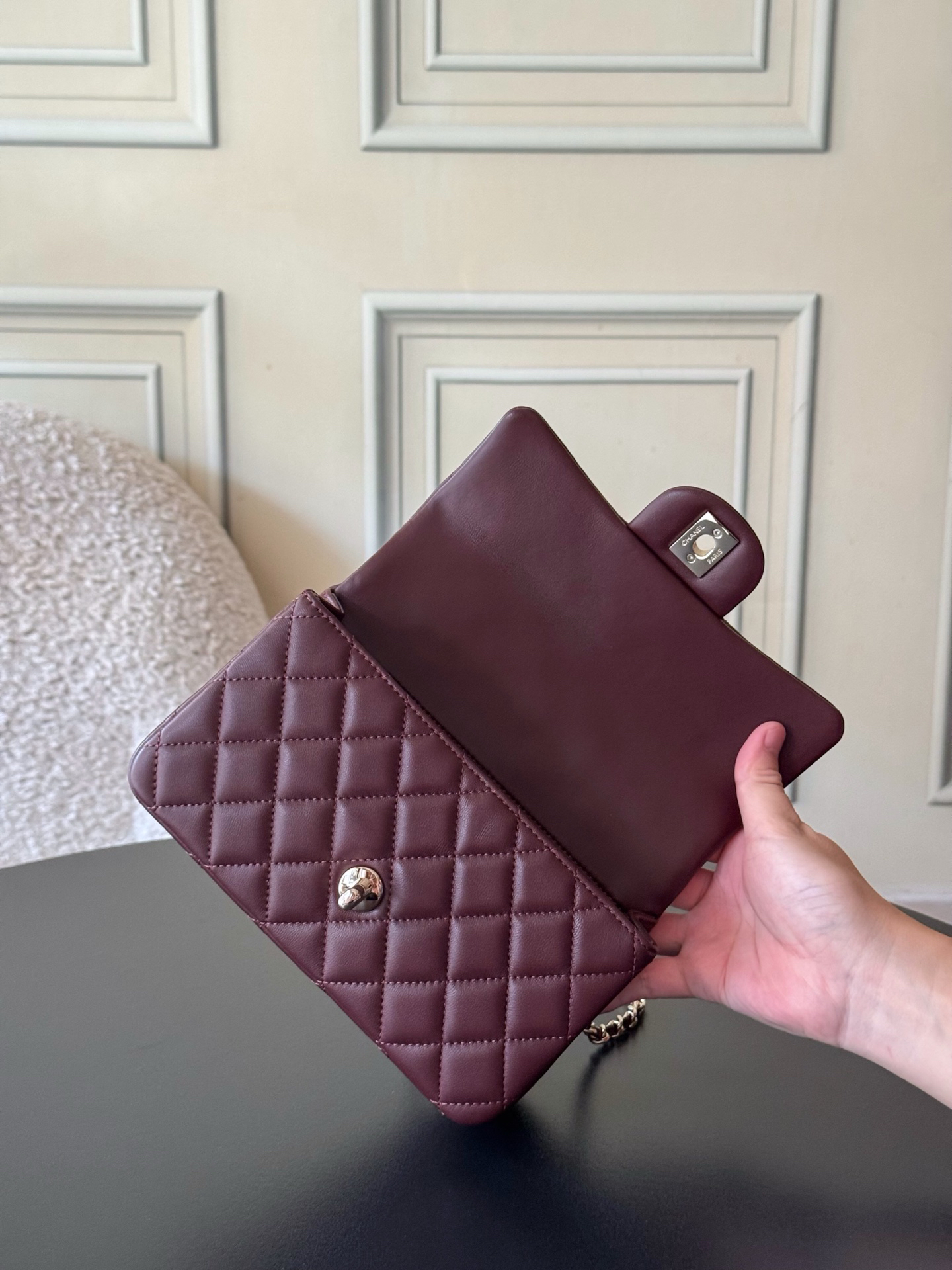 Chanel 21K Mini Classic Flap Top Handle Bag AS2431 - Image 7