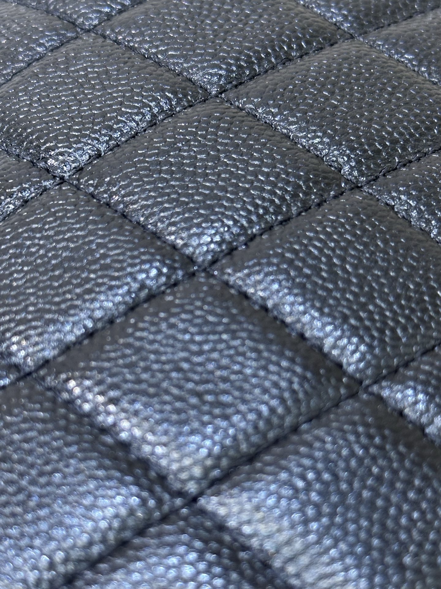 CHANEL Lambskin Quilted Double-Chain Shoulder Bag - Image 7