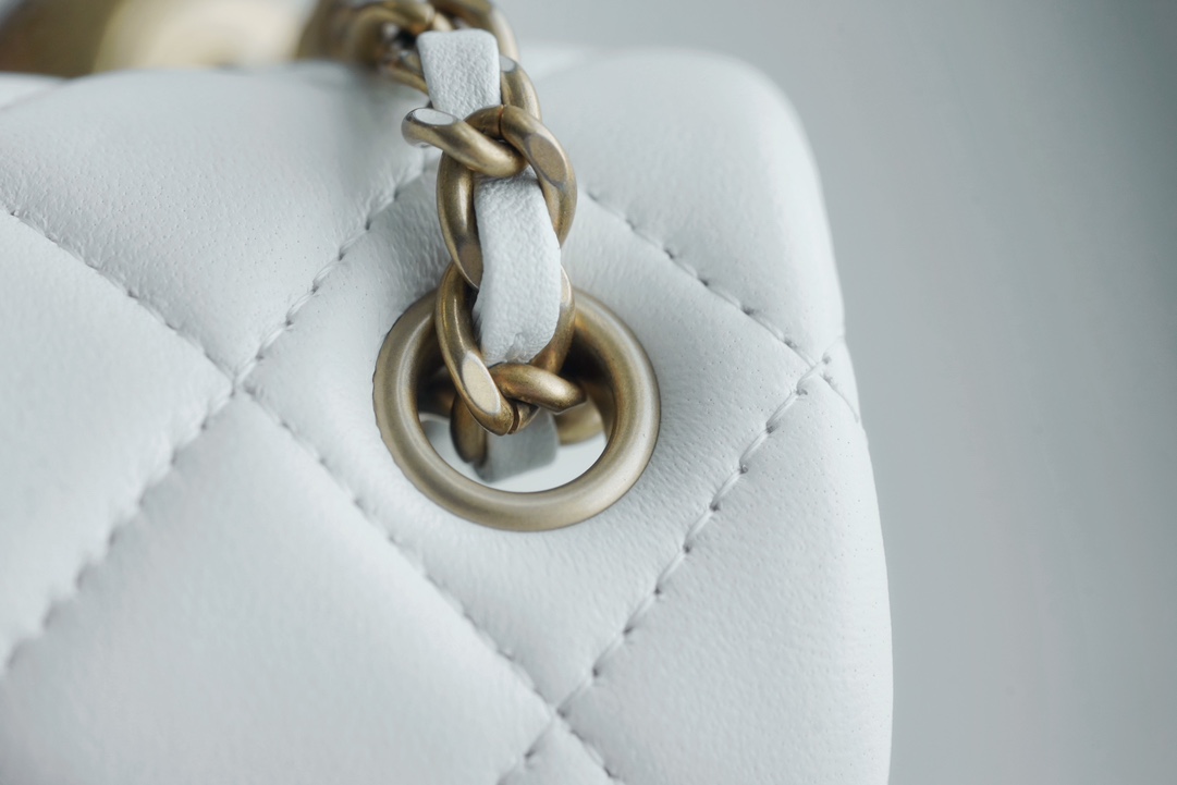 Mini Cowhide Leather Shoulder Bag - Image 7