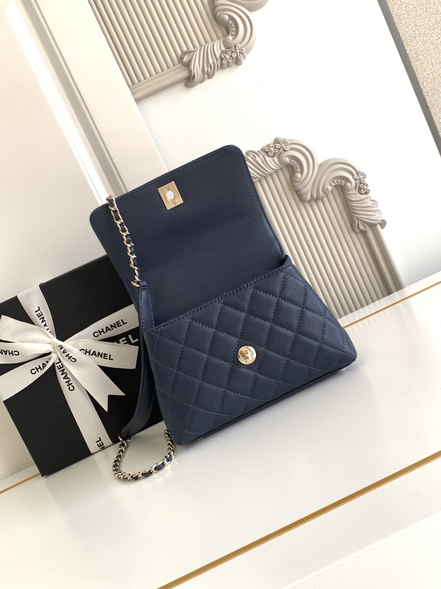 Chanel Coco Handle AS2215 Mini Top Handle Bag - Image 7