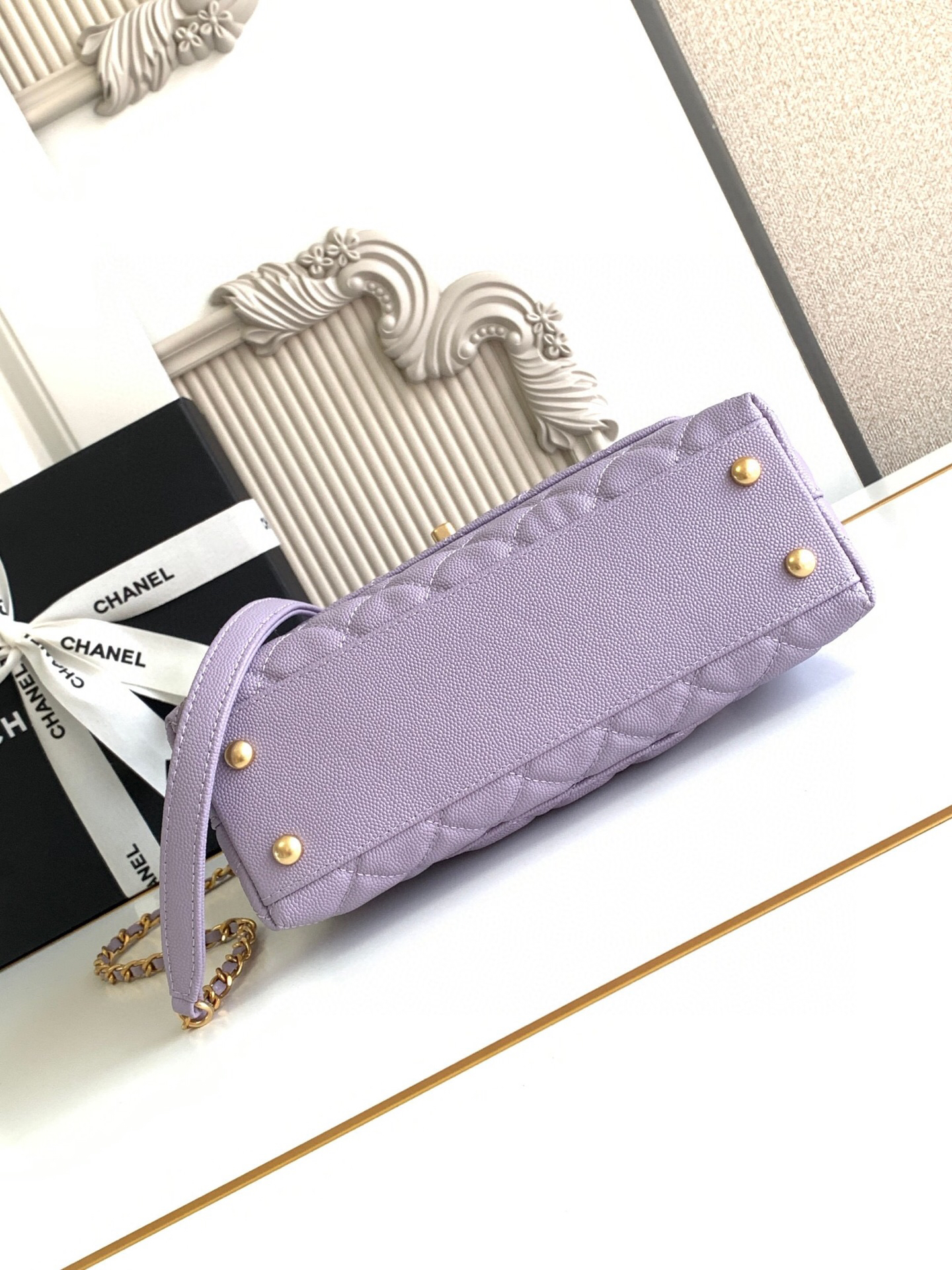 Chanel Coco Handle Flap Top Handle Handbag - Image 7