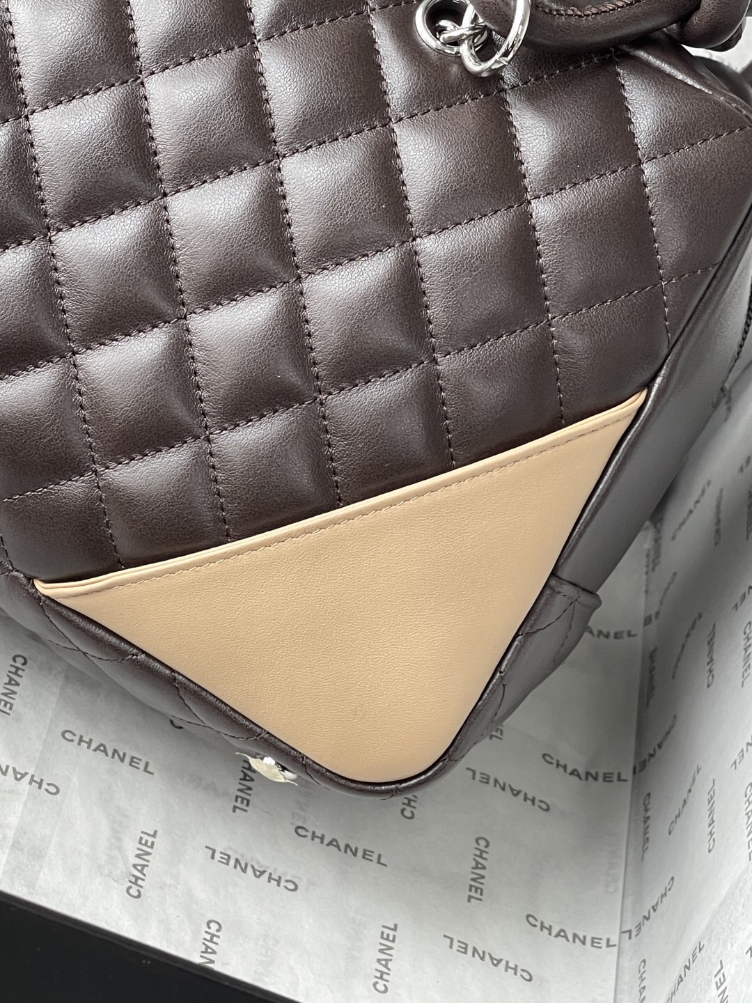 Chanel Black and White Panda Bowling Pillow Bag - Image 7