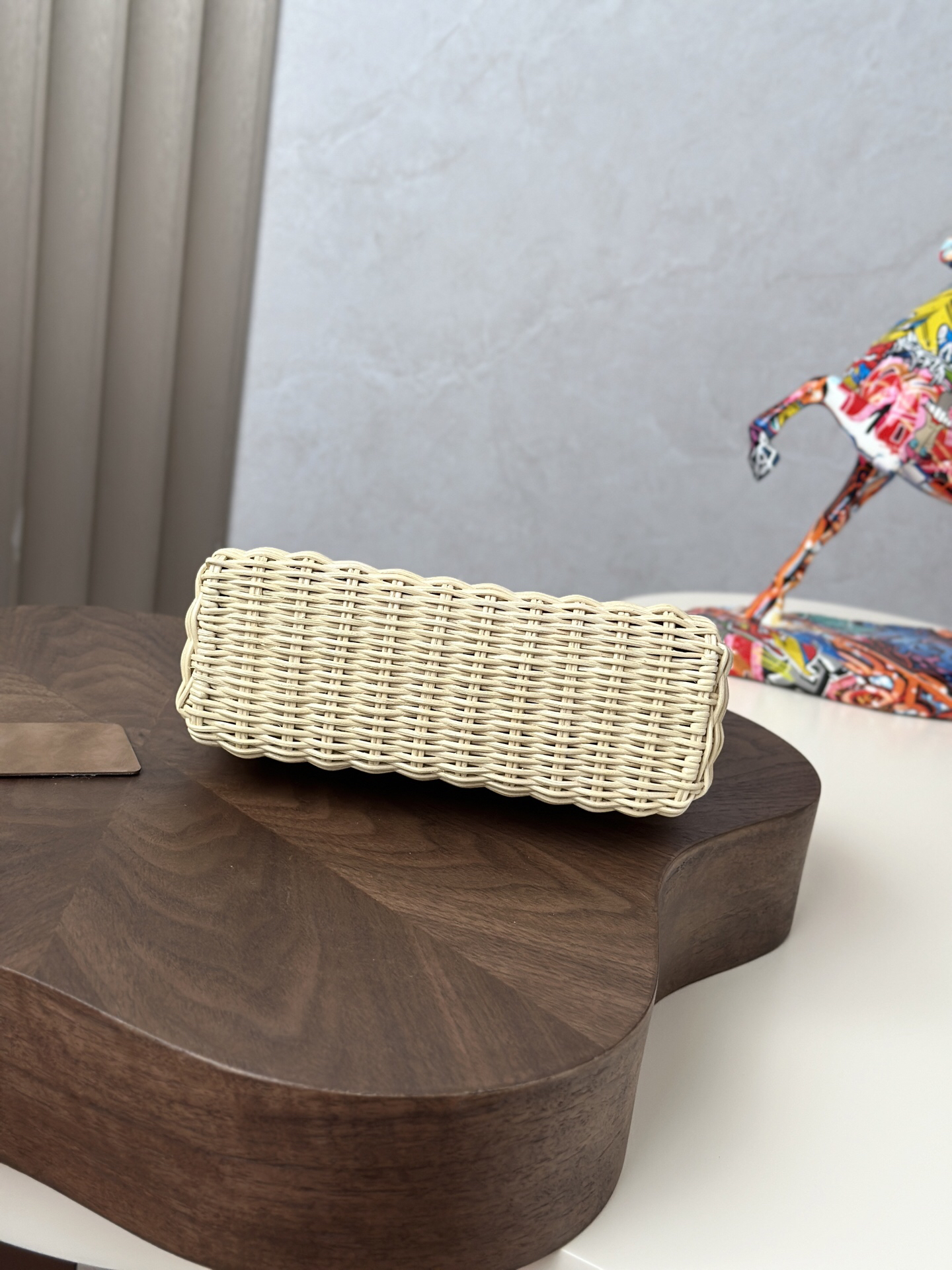 ExtraPocket Woven Bamboo Handbag - Image 7