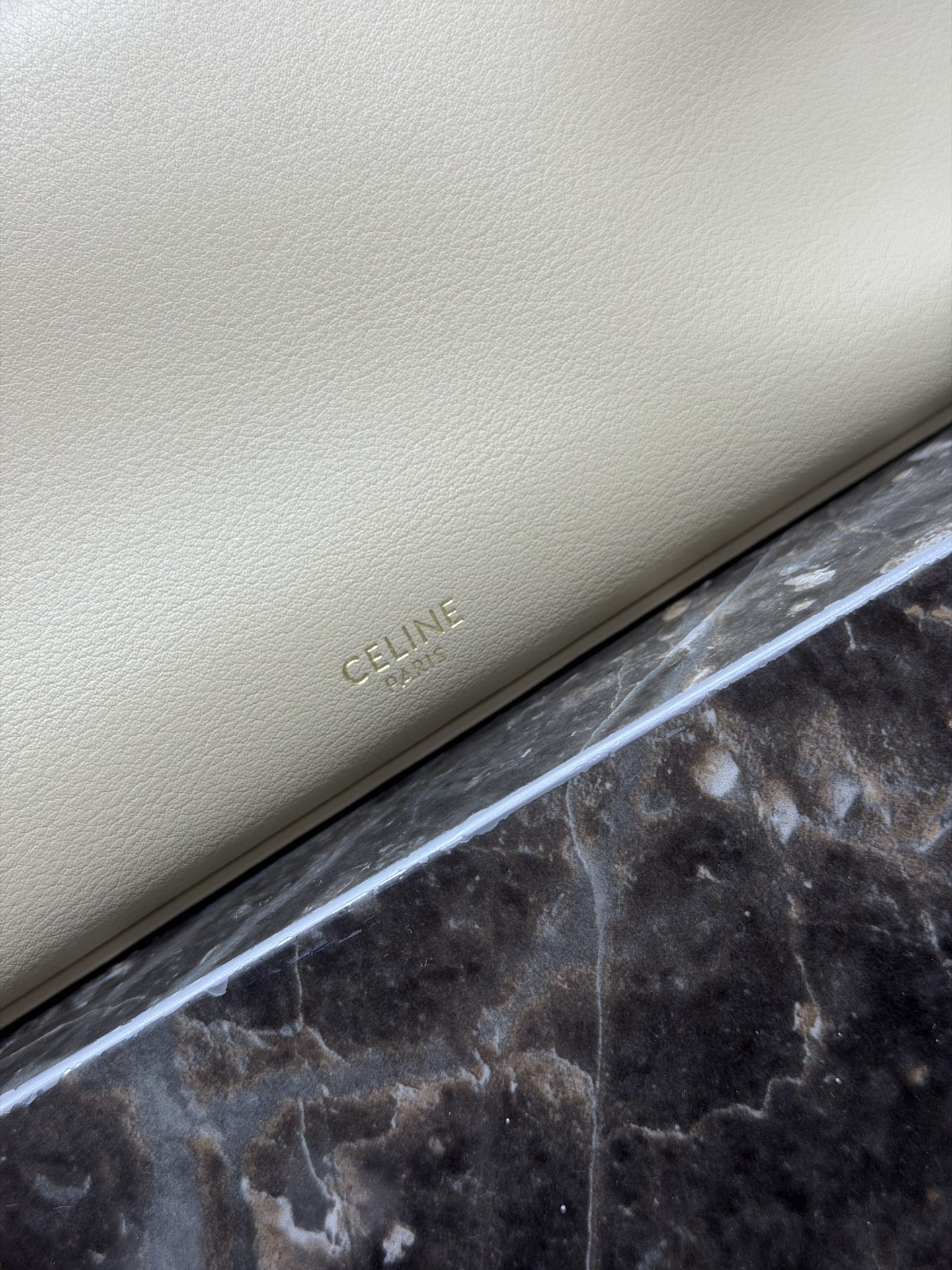 Rectangle Handbag with Gold-Tone Hardware - Image 7