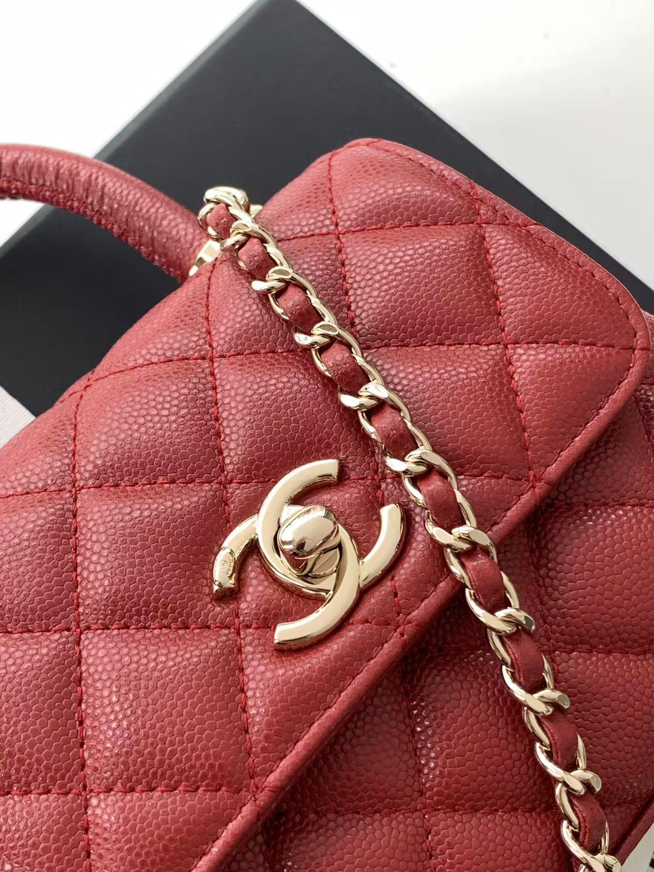 Chanel Coco Handle Classic Top-Handle Handbag - Image 7