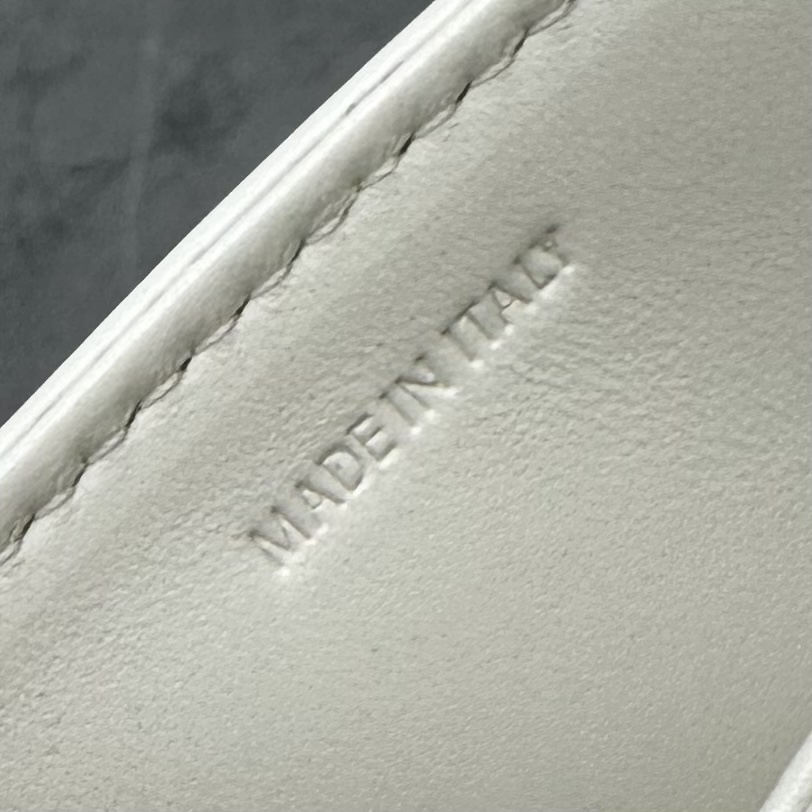 CELINE Teen Triomphe Shoulder Bag in Cotton White and Black - Image 7