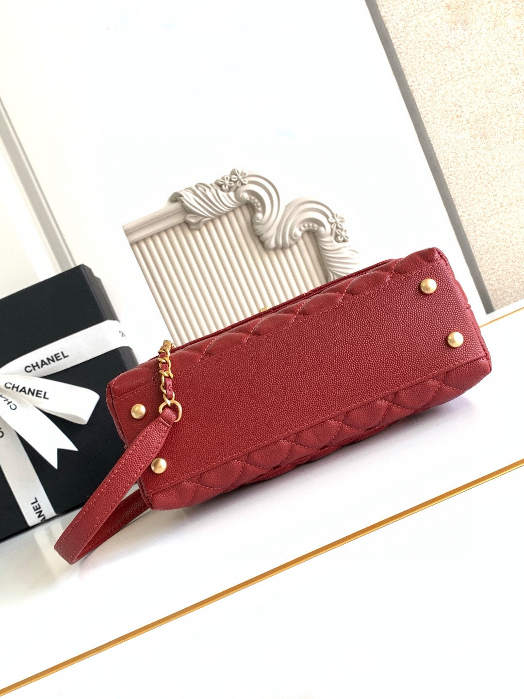 Chanel Coco Handle Classic Flap Handbag - Image 7