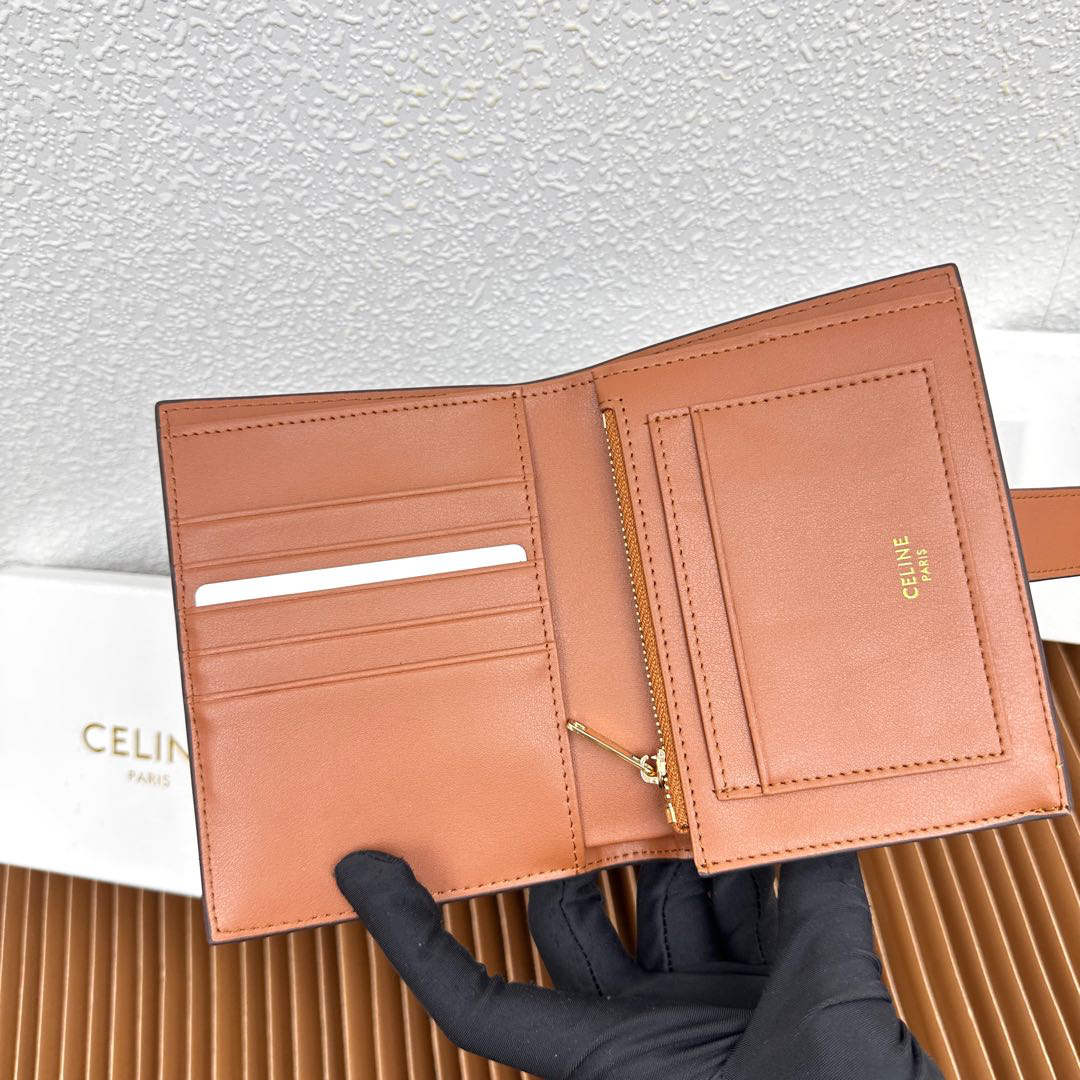 CELINE VICTOIRE Medium Cowhide Leather Wallet - Image 7