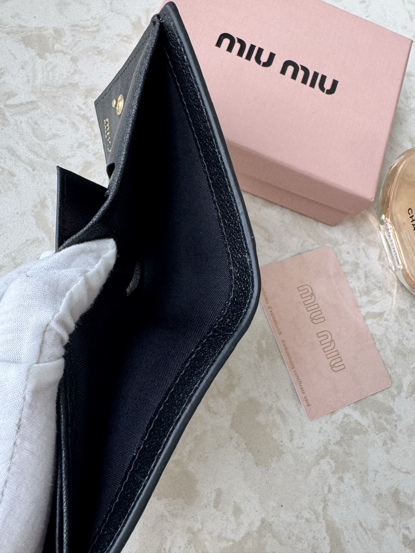 Miu Miu Calfskin Card Holder - Image 7