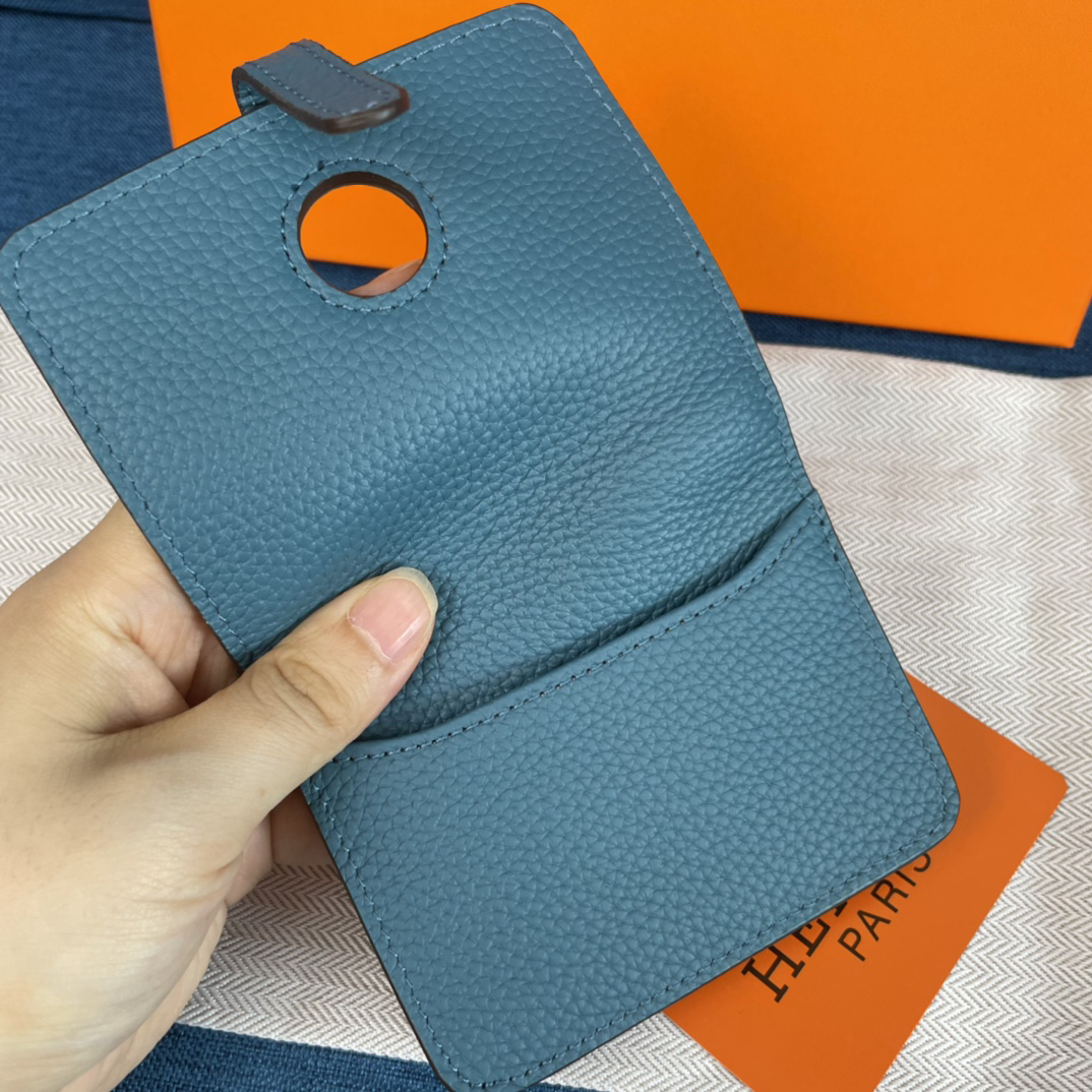Hermes Togo Leather Card Holder - Image 7