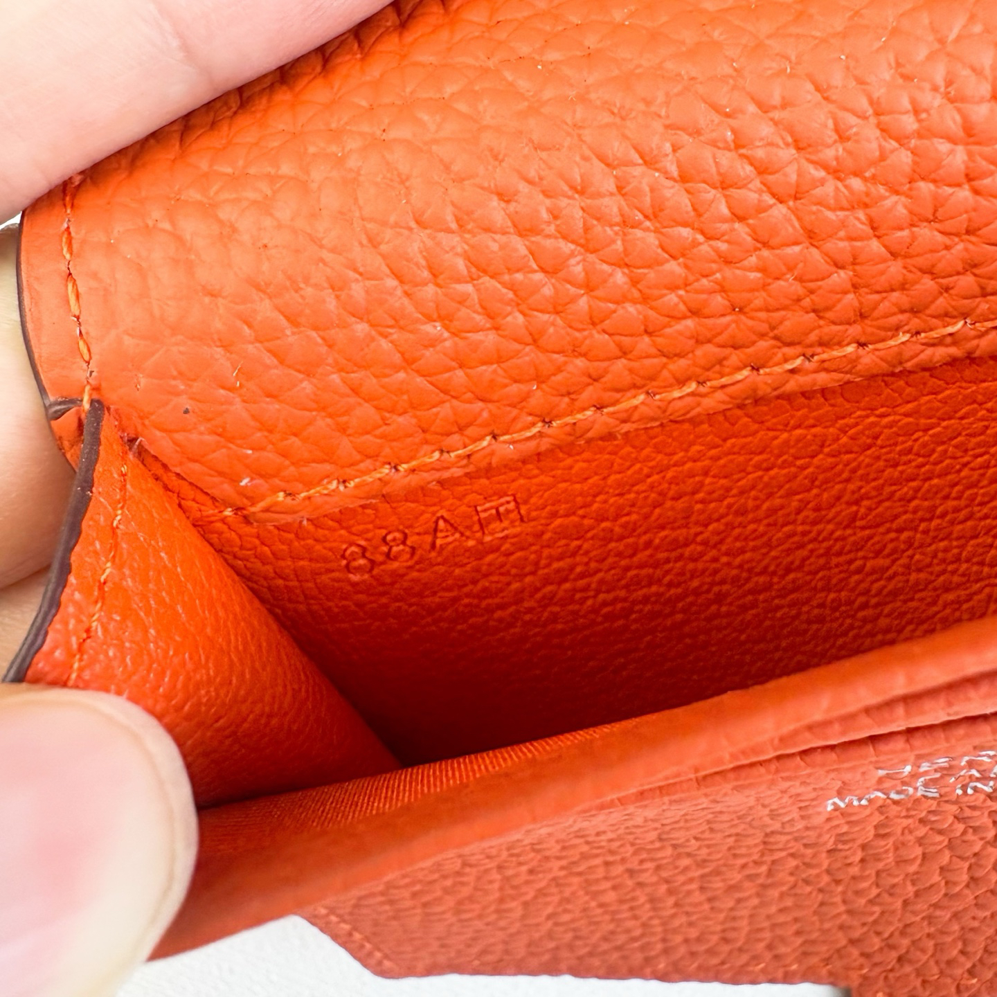 Hermès Togo Leather Card Holder - Image 7