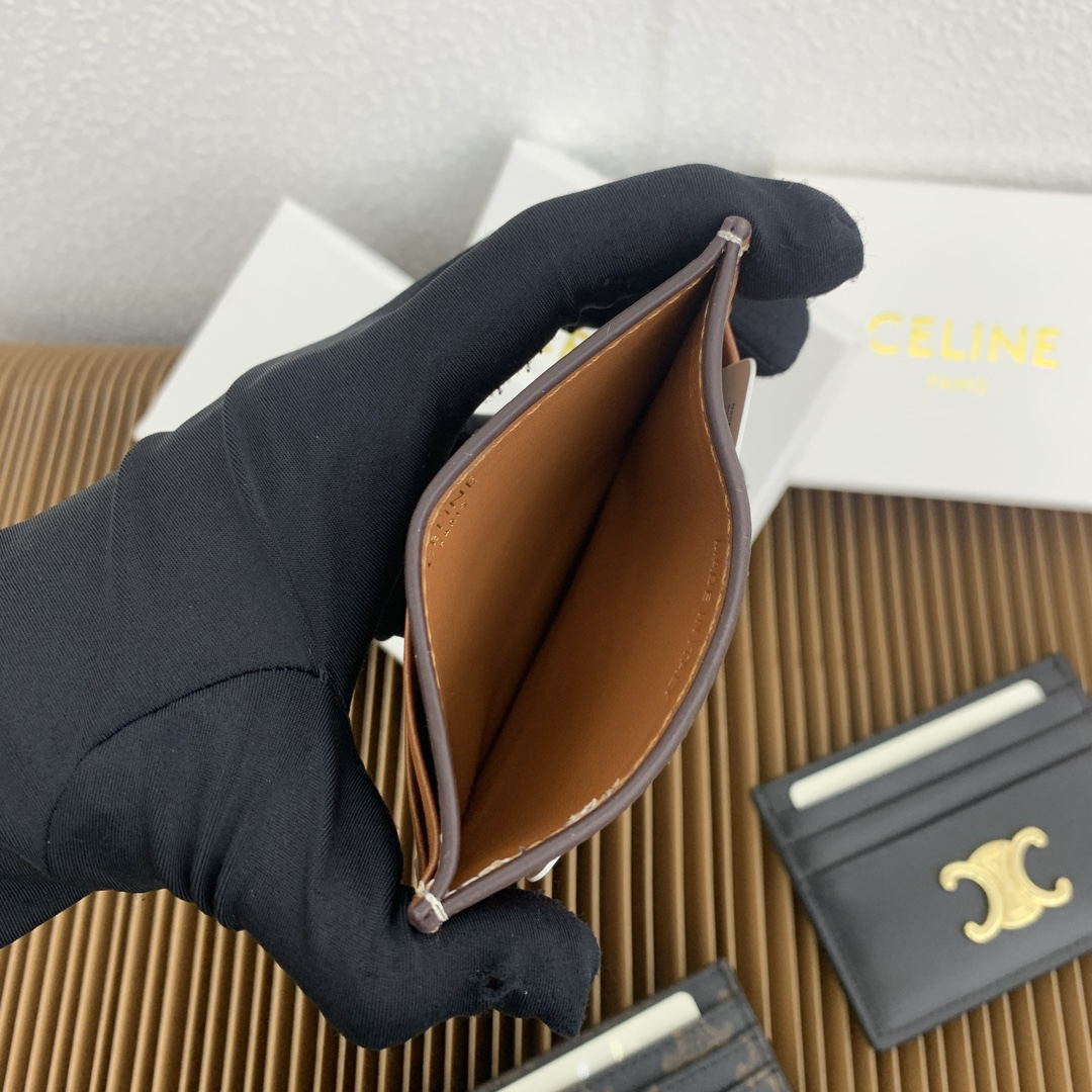 Celine Triomphe Canvas Card Holder - Image 7