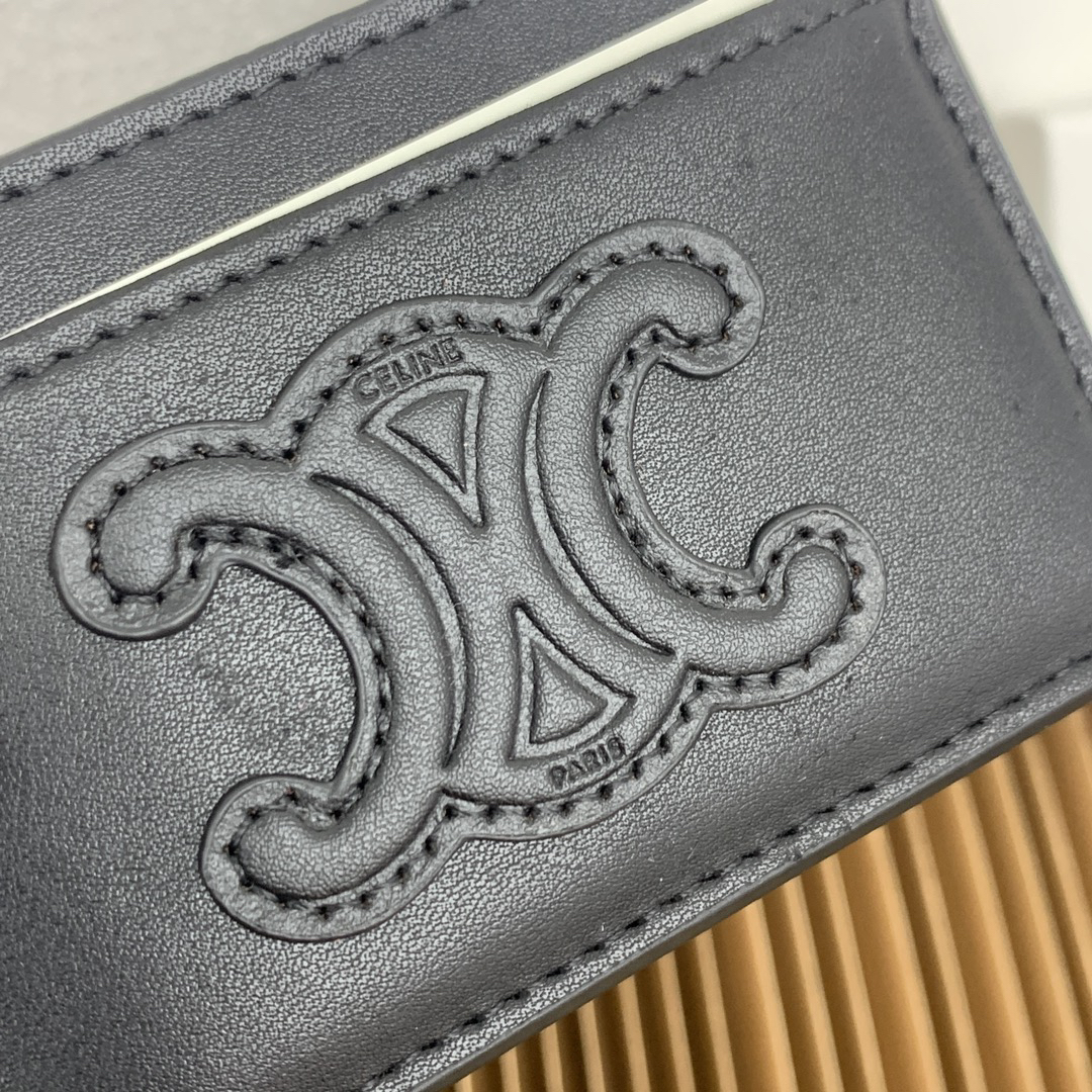 Celine Triomphe Smooth Lambskin Card Holder - Image 7