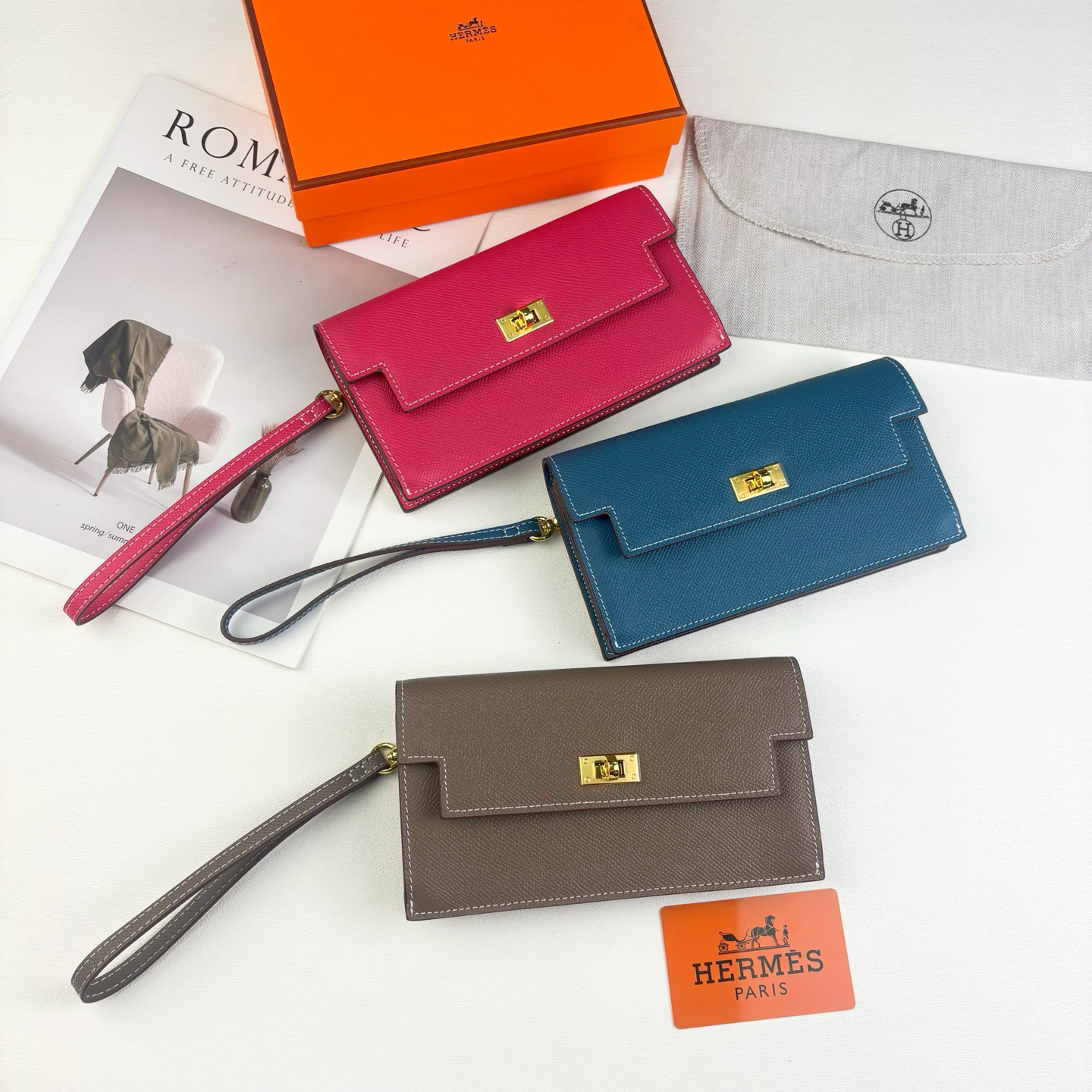 Hermes Kelly Pocket Long Wallet - Image 7