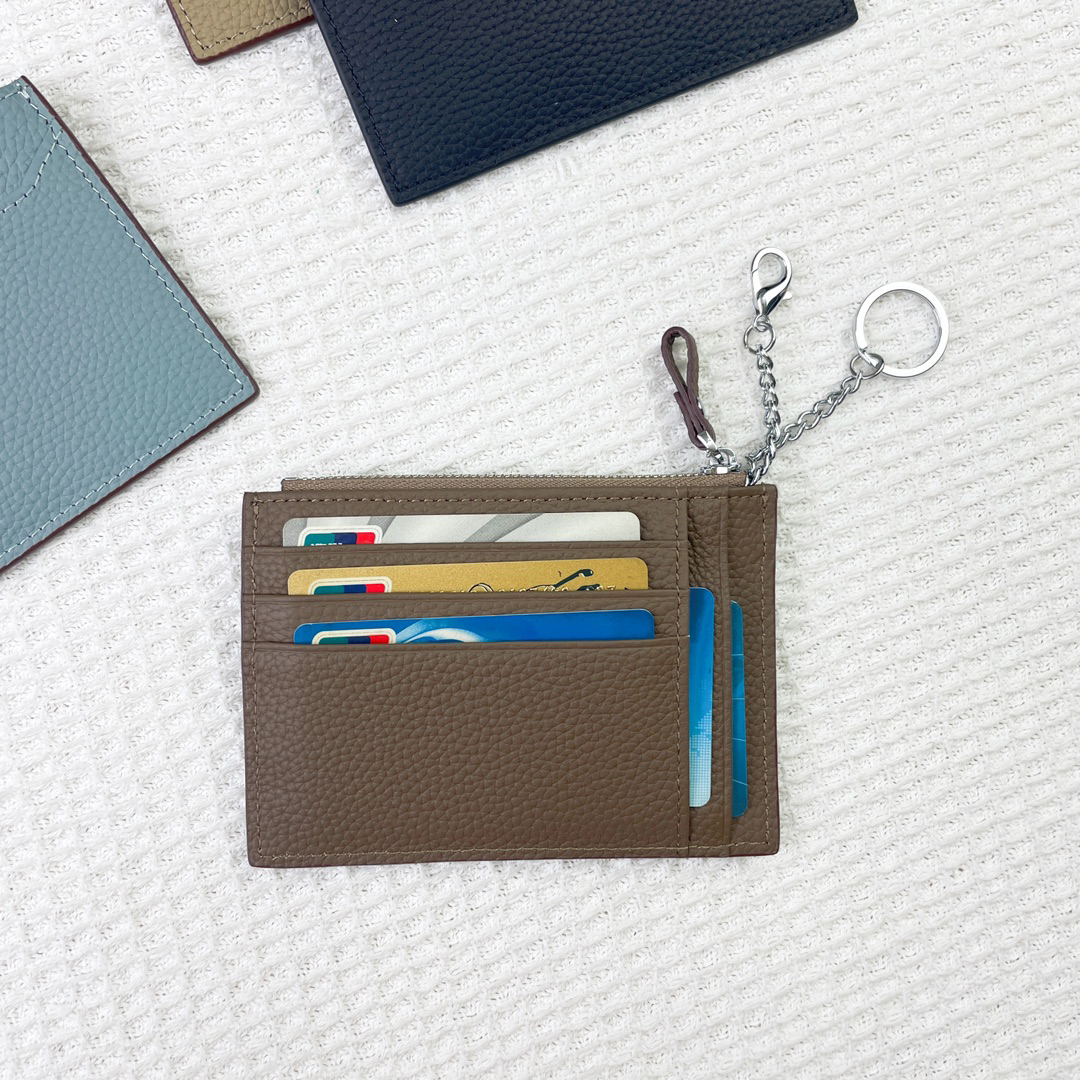 Hermes City 8CC Business Card Holder in Togo Calfskin - Image 7