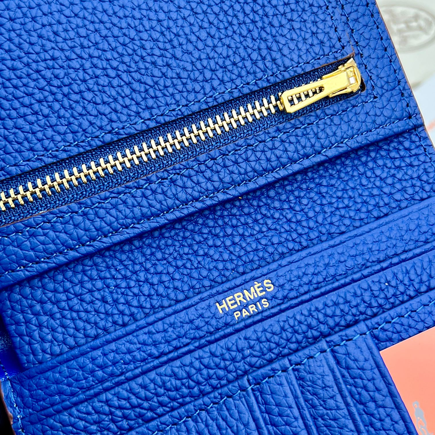 Hermes Vertical Leather Wallet - Image 7