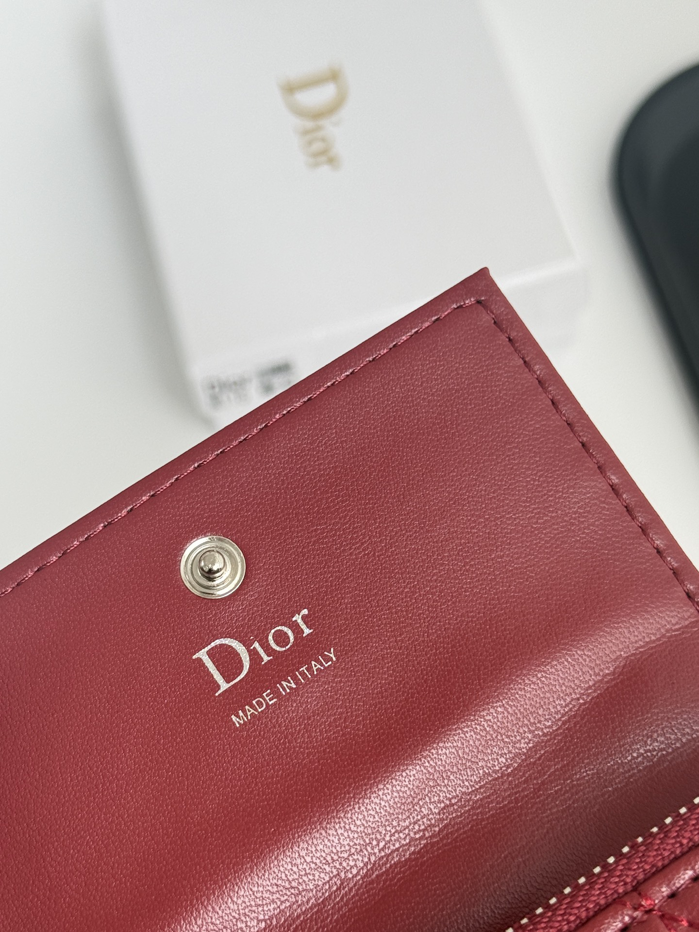 Dior Mini Lady Dior Wallet - Image 7