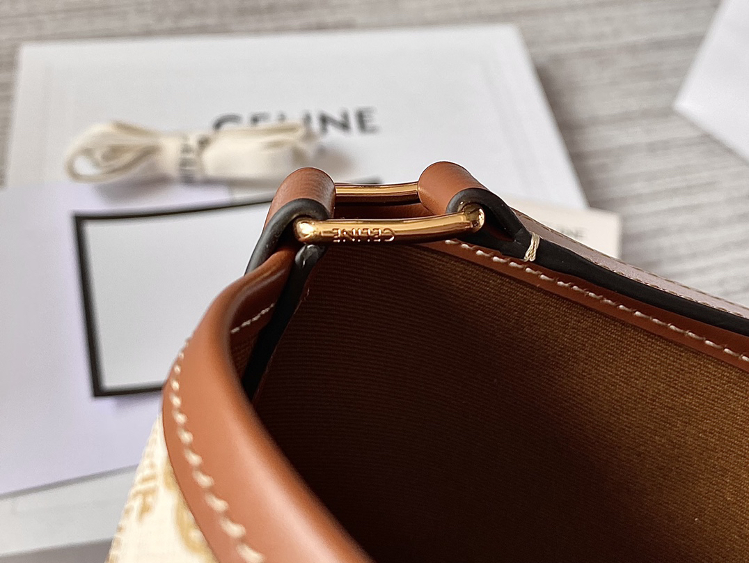 Celine Vintage Monogram Bucket Bag - Image 7