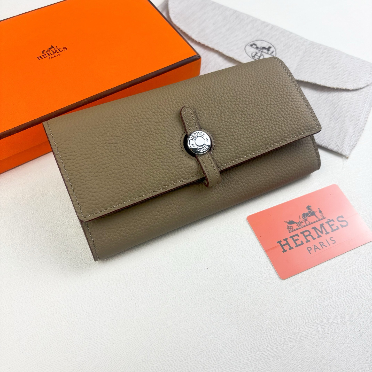Hermes Dogon Duo Wallet - Image 7