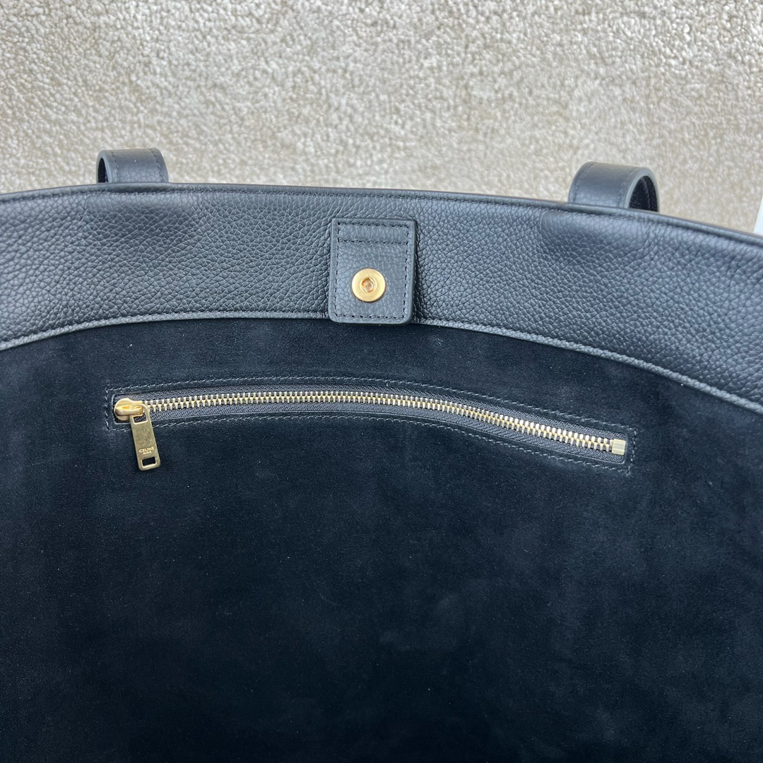 Cabas Anais Grained Leather Handbag - Image 7