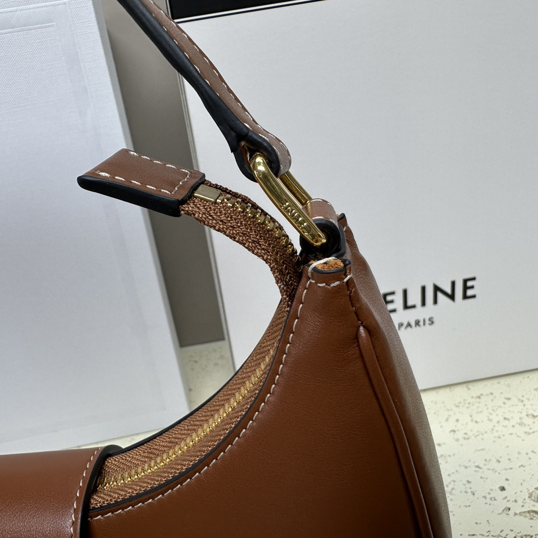TRIOME AVA Logo-Print Calf Leather Shoulder Bag - Image 7