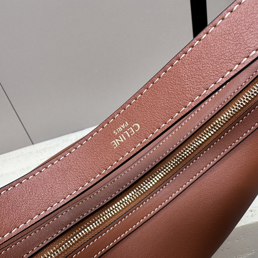 HELOISE Logo-Print Cow Leather Shoulder Bag - Image 7
