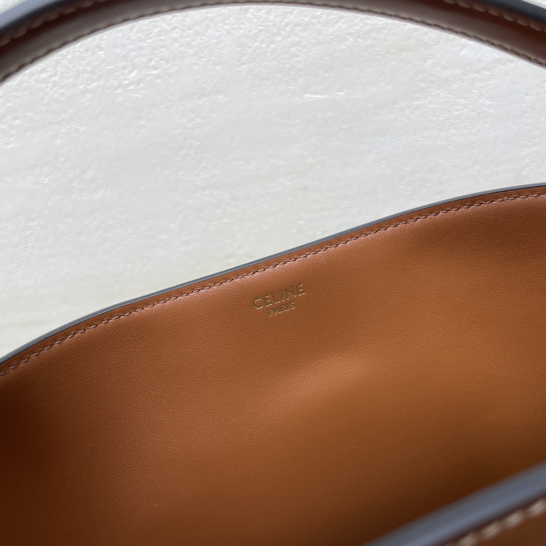 Celine Louise Small Smooth Calfskin Leather Shoulder Bag - Image 7