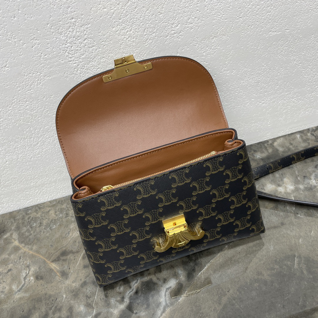 TEEN NINO C-Trim Leather Crossbody Bag - Image 7