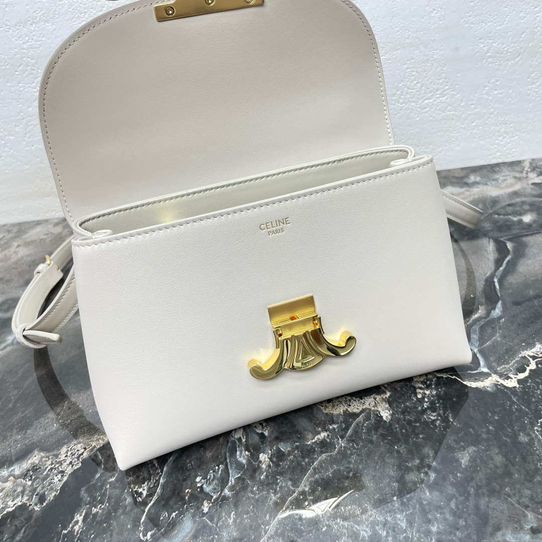 TEEN NINO Glossy Textured Leather Handbag - Image 7