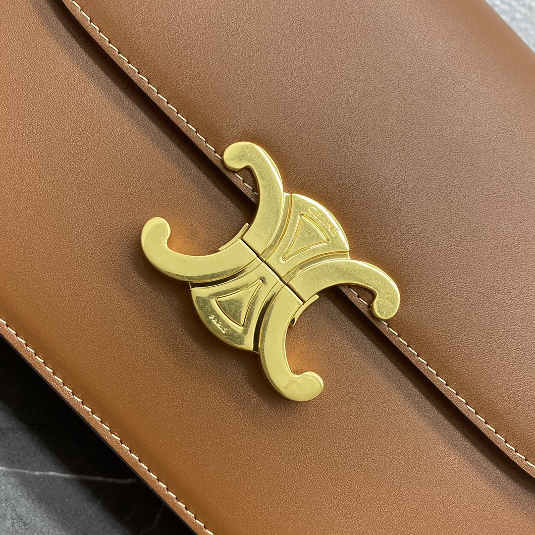 Triome Classic Leather Crossbody Bag - Image 7