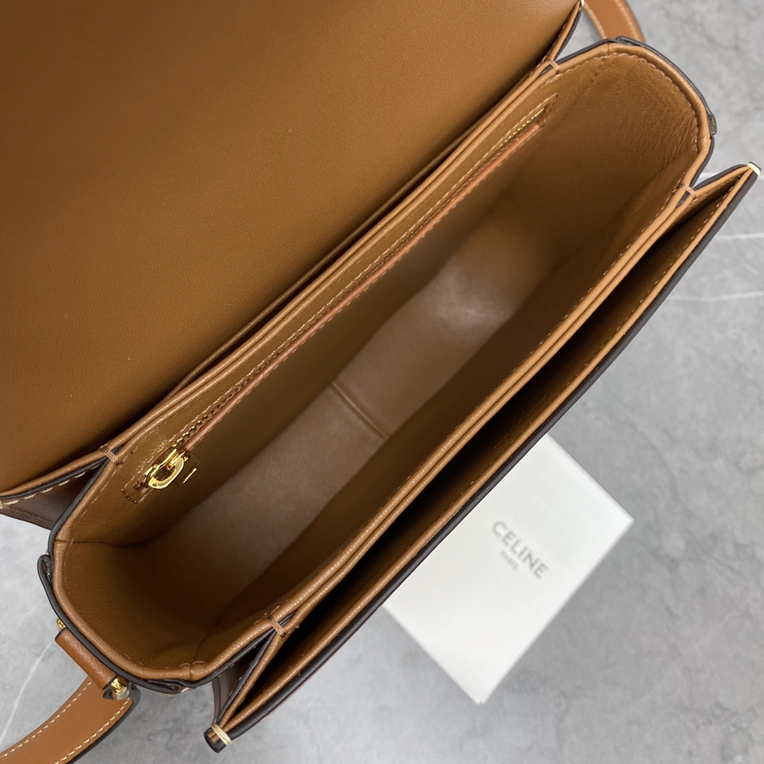Triome Classic Cowhide Crossbody Bag - Image 7