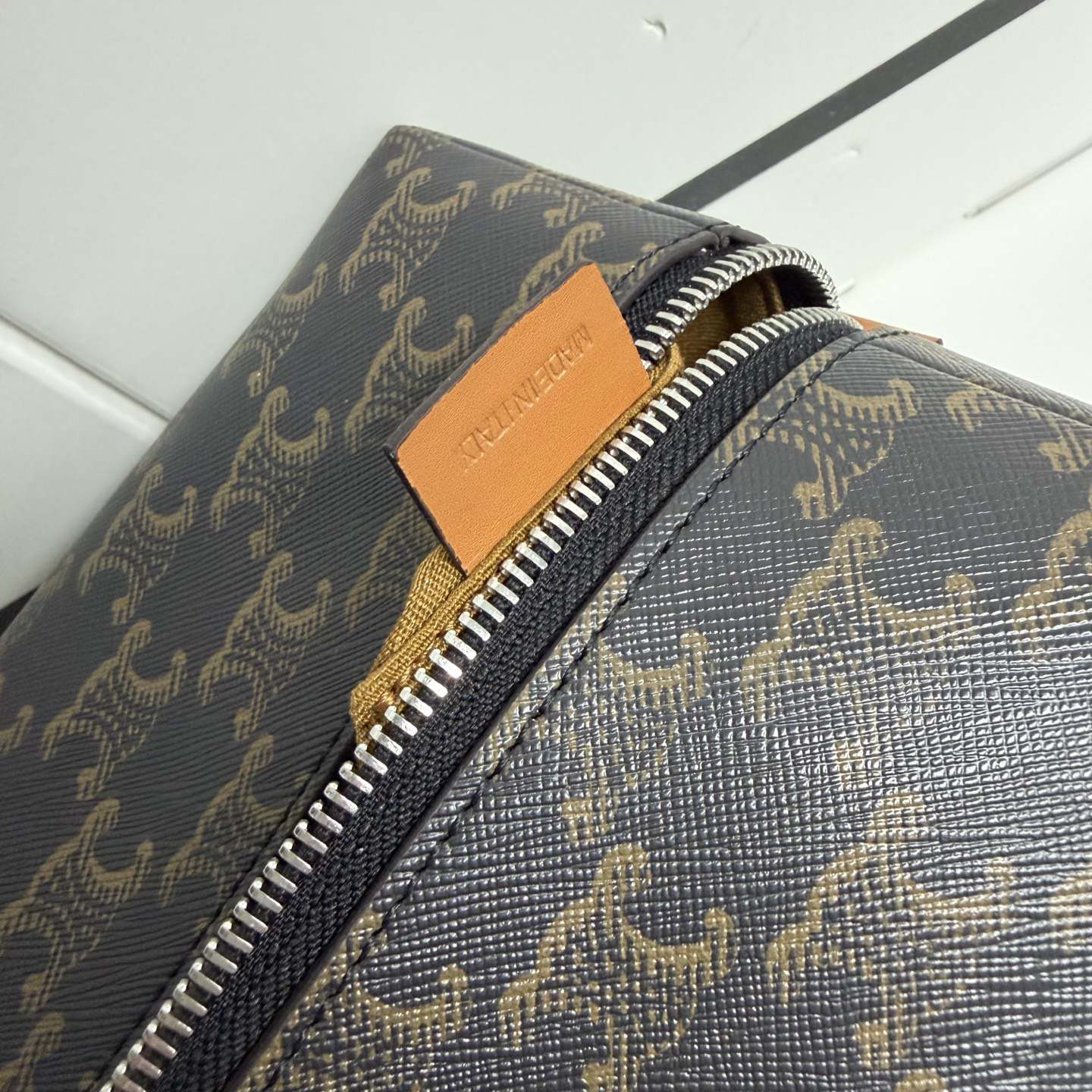 CELINE Take Away Vintage Monogram Crossbody Bag - Image 7