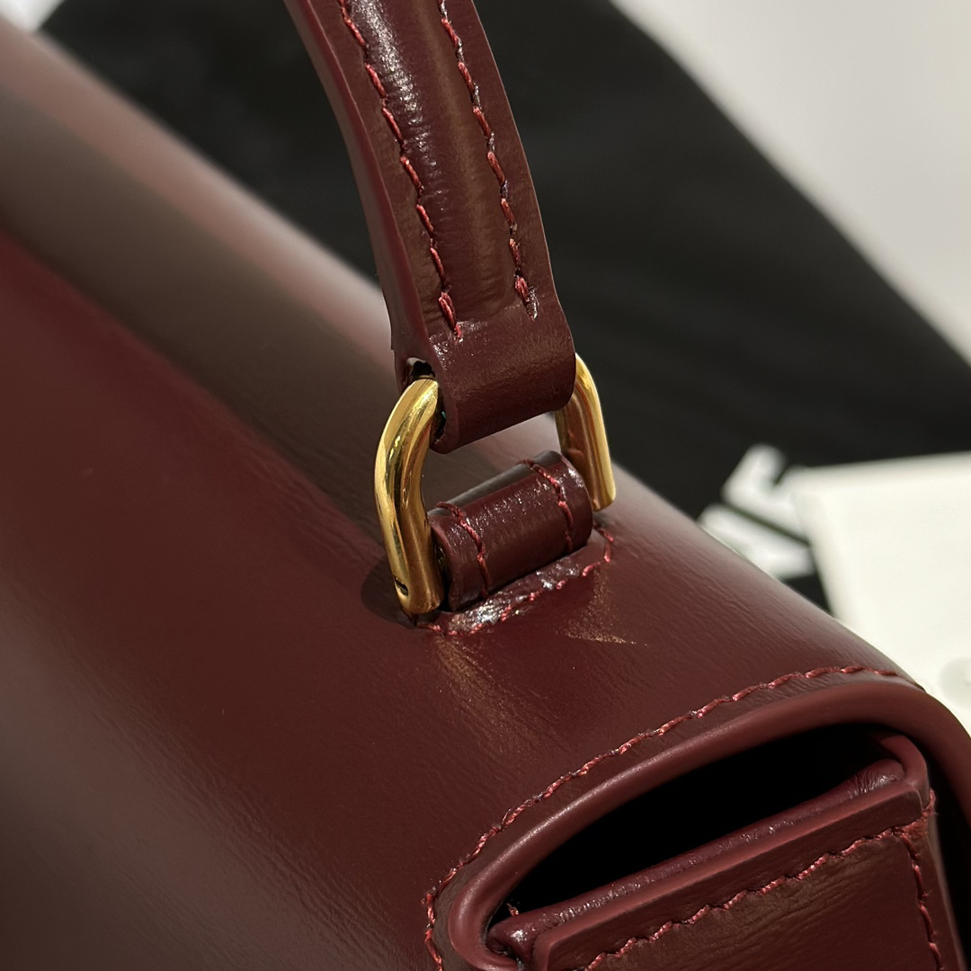 Teen Lola Logo Turn-Lock Leather Handbag - Image 7