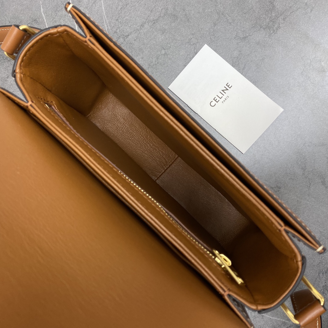 Triome Custom Printed Calf Leather Crossbody Bag with Turn-Lock Closure - Image 7