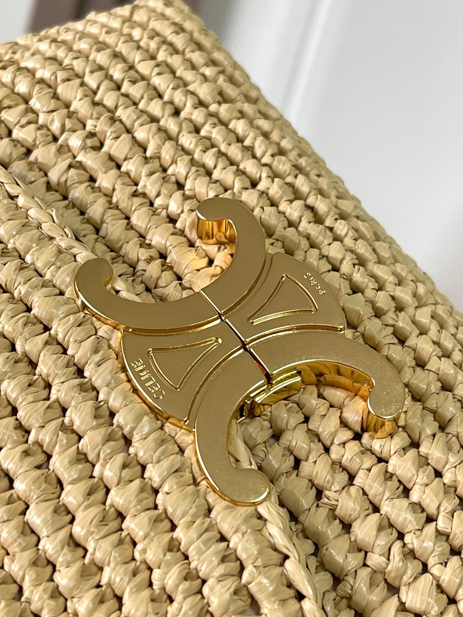 Celine Teen Nino Woven Crossbody Bag - Image 7