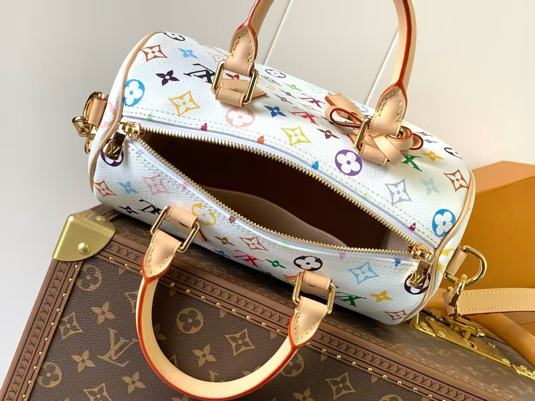 Louis Vuitton Speedy Bandoulière 25 Handbag – Monogram Multicolor Collaboration - Image 8