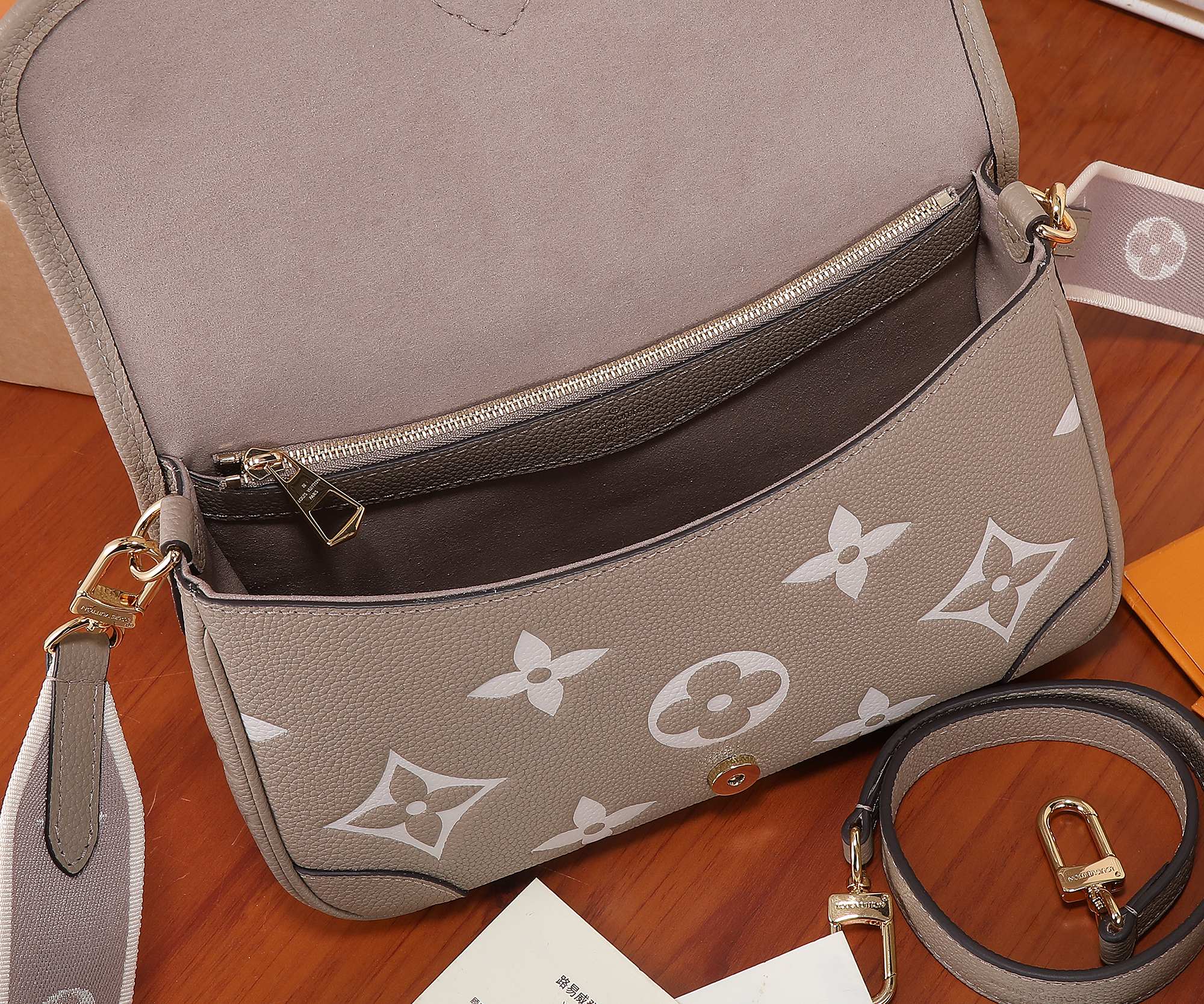 Louis Vuitton Diane Monogram Empreinte Handbag - Image 8