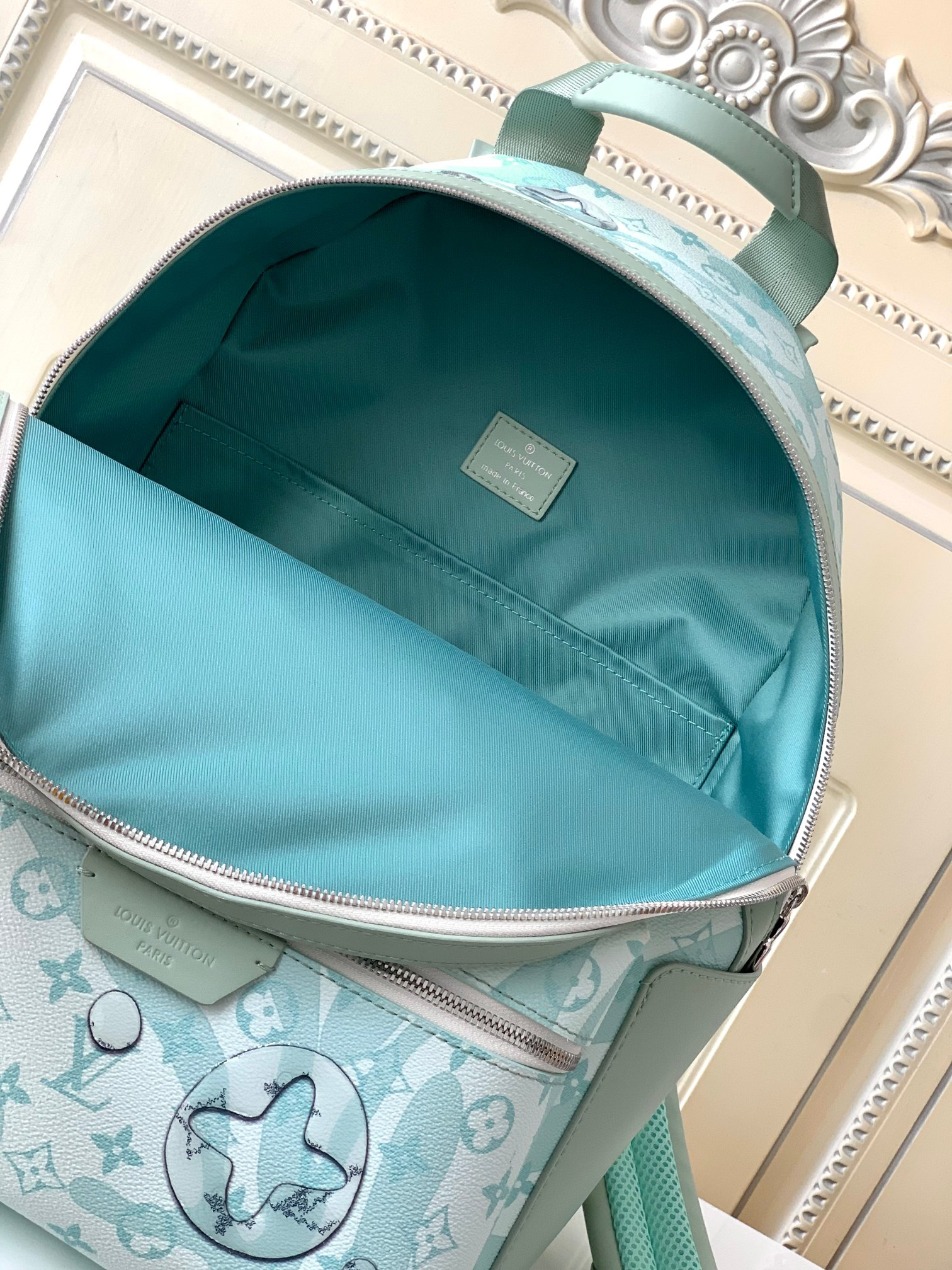 Louis Vuitton Discovery Backpack in Green Monogram Canvas - Image 8