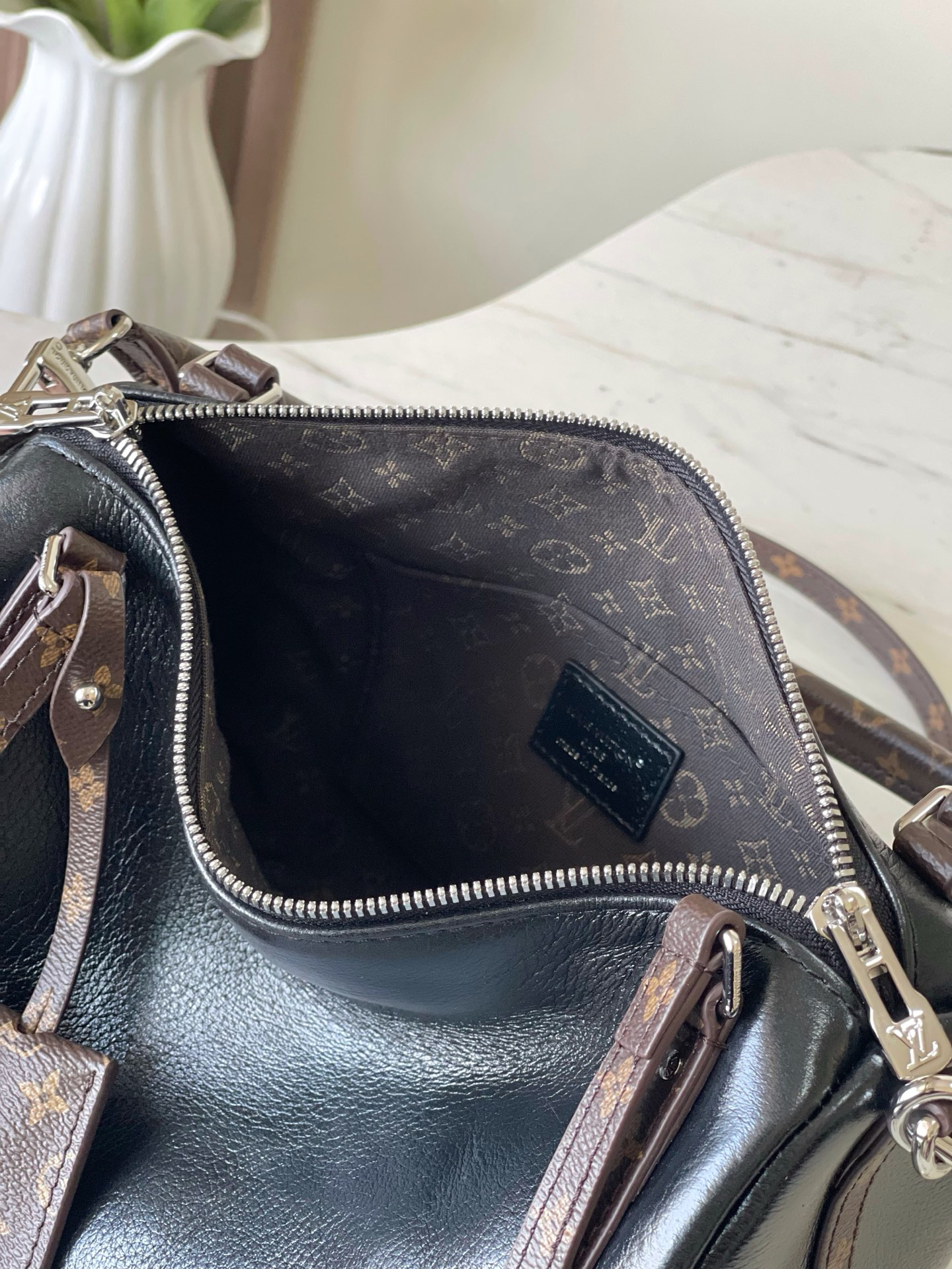 Louis Vuitton Express Mini Shoulder Bag M27920 in Black Oiled Waxed Leather - Image 8
