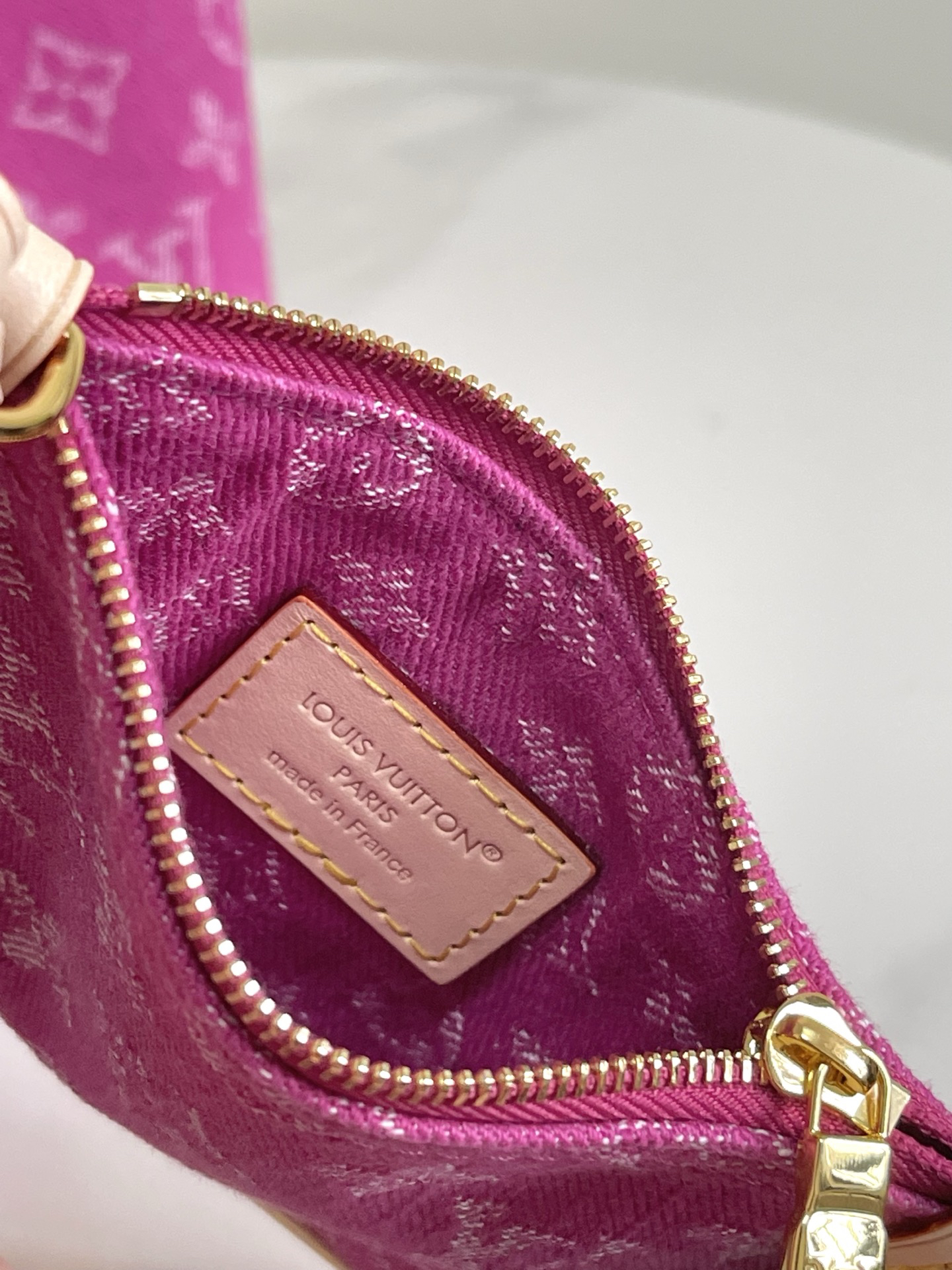 Louis Vuitton M28107 Denim Bucket Bag All In BB - Image 8